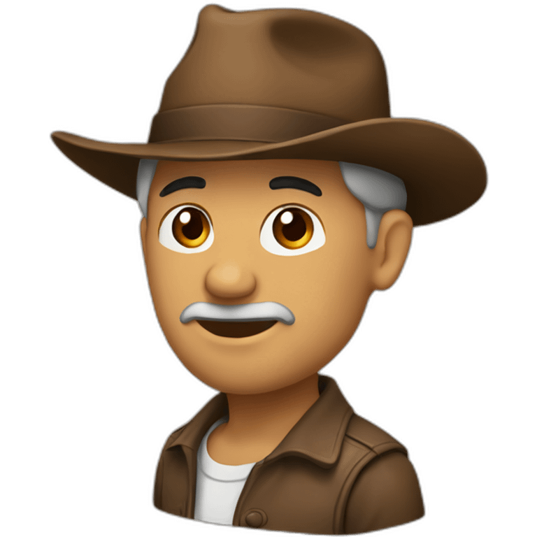 crepeer with a brown hat emoji