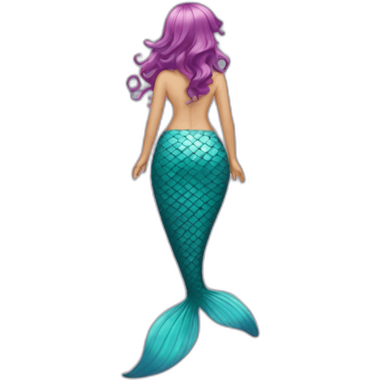 Mermaid half tail emoji