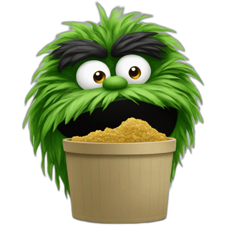 Oscar the grouch emoji