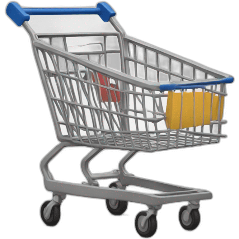 Shopping trolley emoji