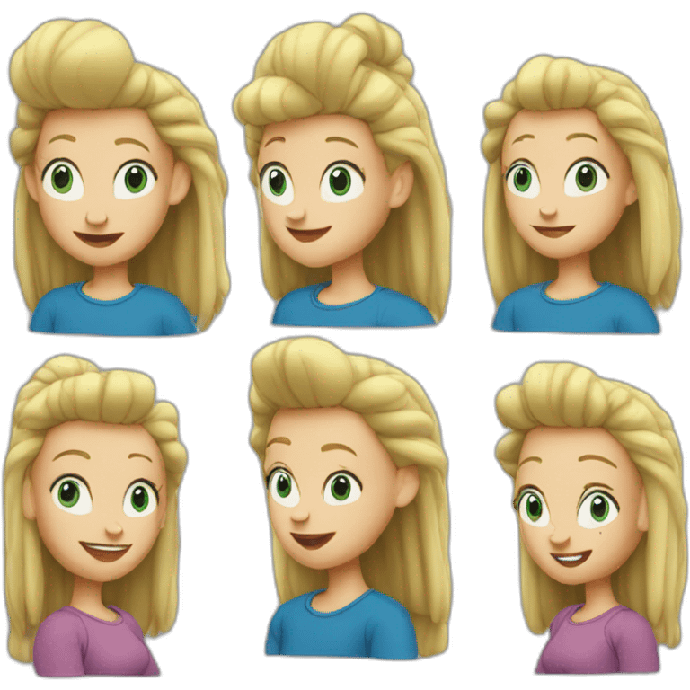 Helga from hey arnold emoji