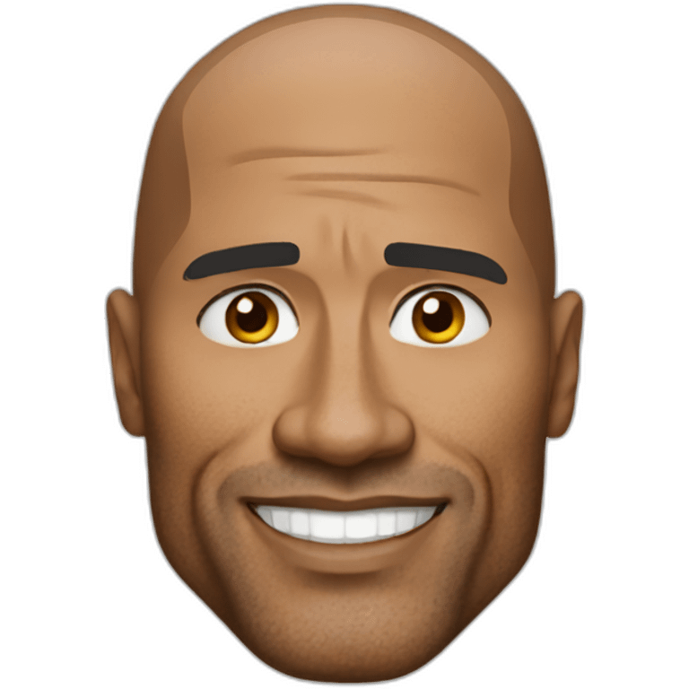 Dwayne Johnson emoji