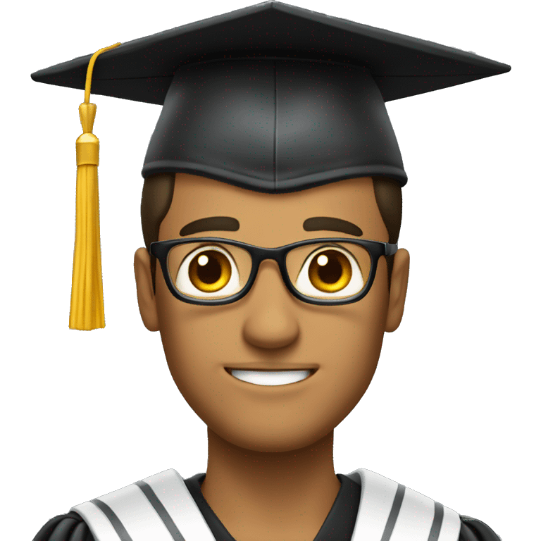 Hombre graduado  emoji