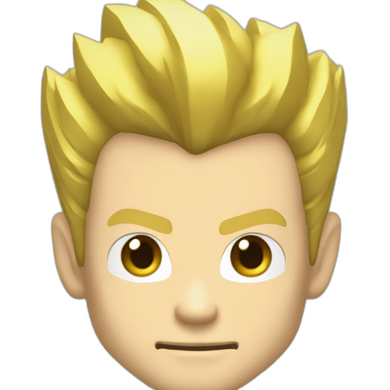 vegeta blond beard emoji