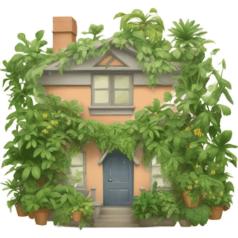 A house full of plants emoji