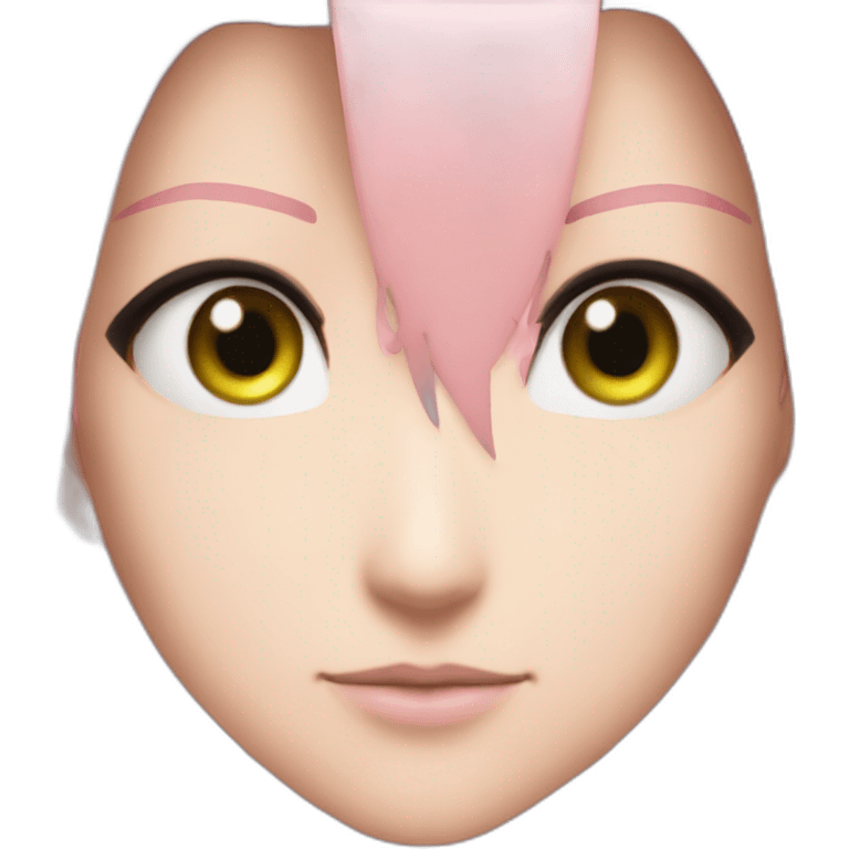 Sakura haruno yeux verts emoji