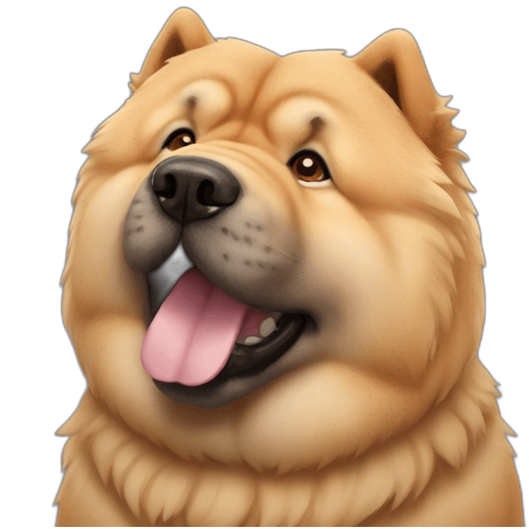 Chow chow dog  emoji