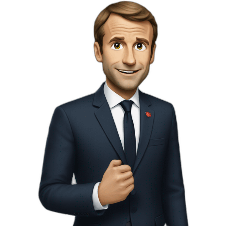 Macron nu emoji