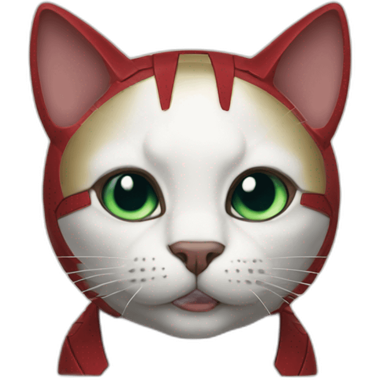 Iron man cat emoji