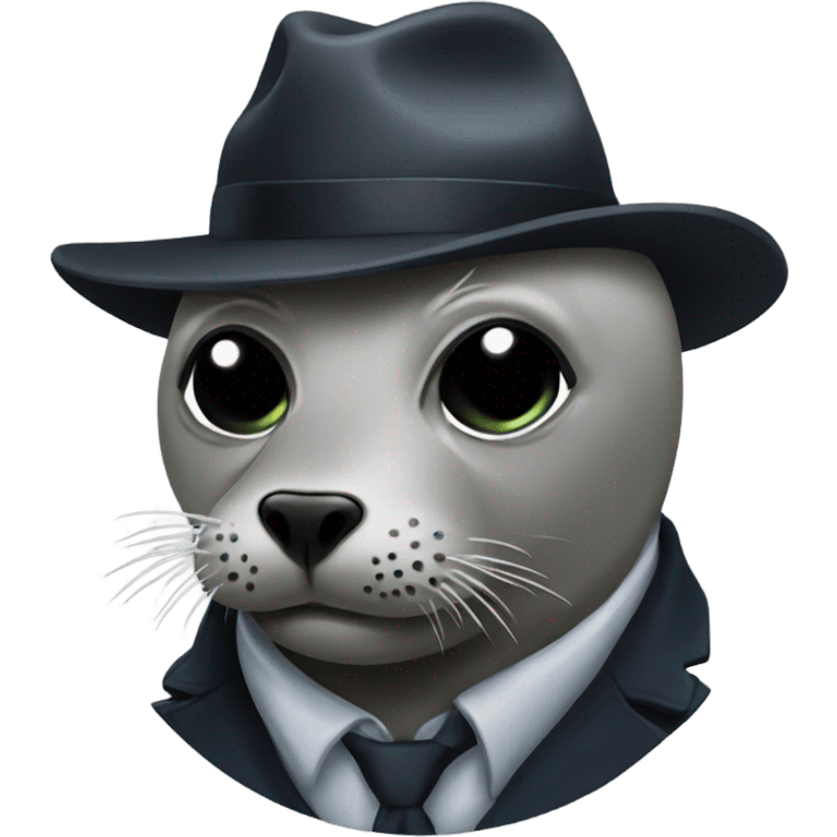 Gangster seal emoji