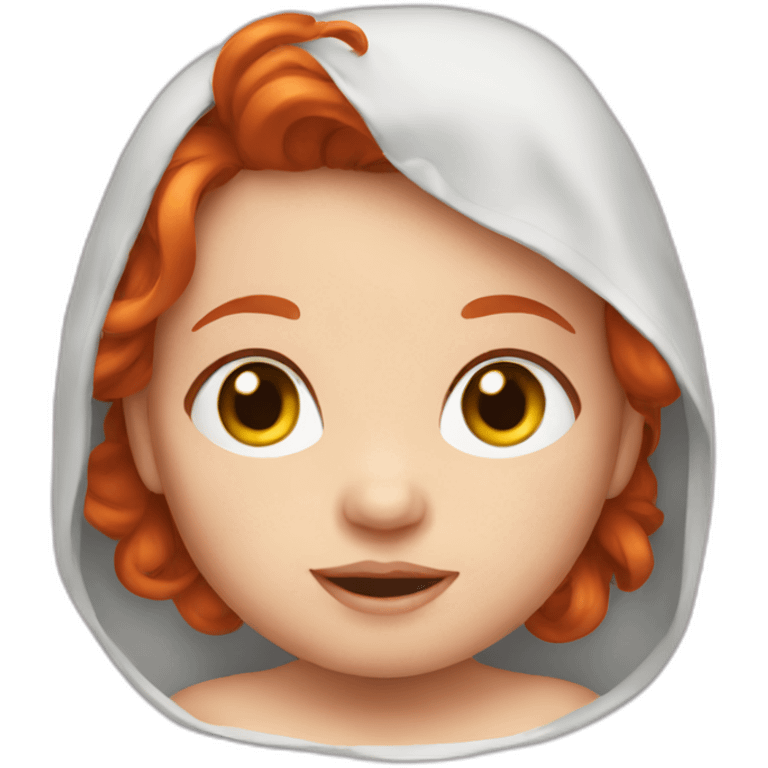 redhead baby emoji