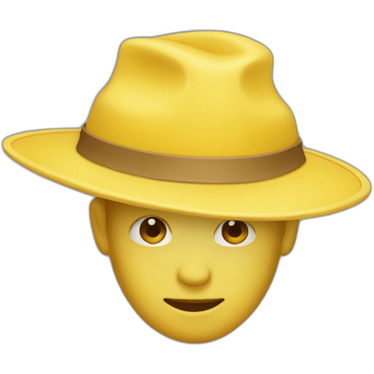 yellow hat emoji