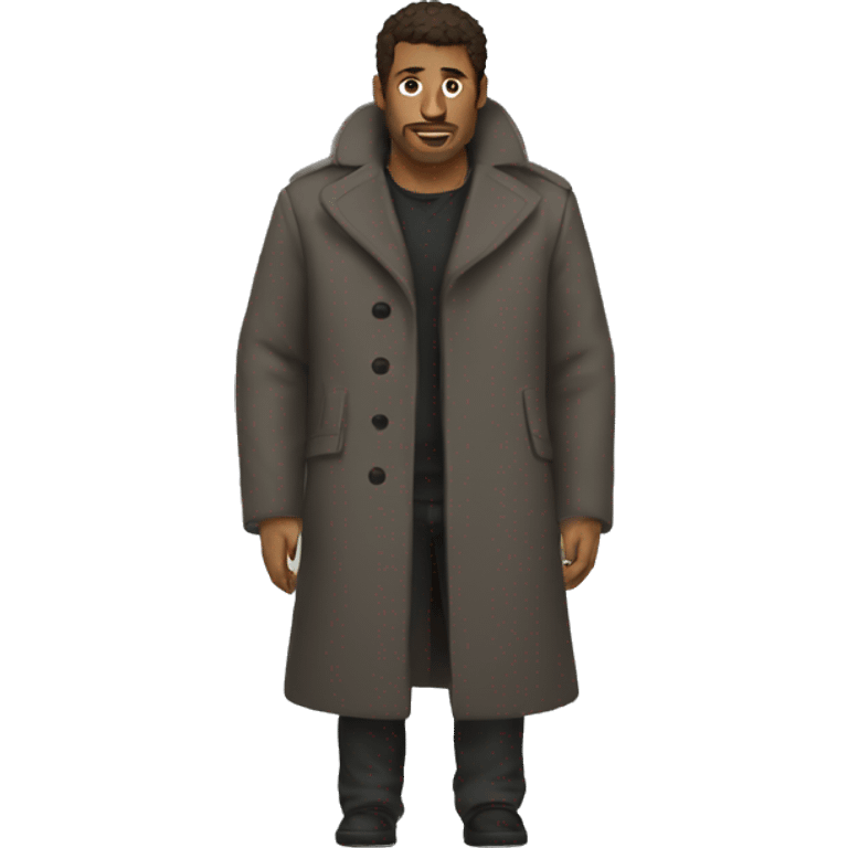 man long coat emoji