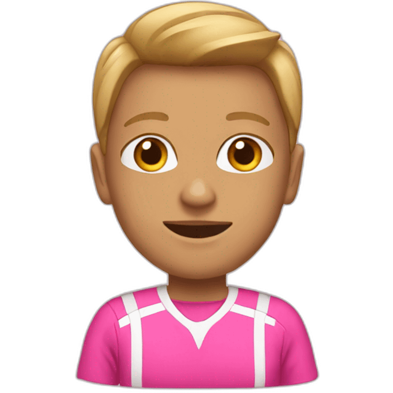 pink coach emoji