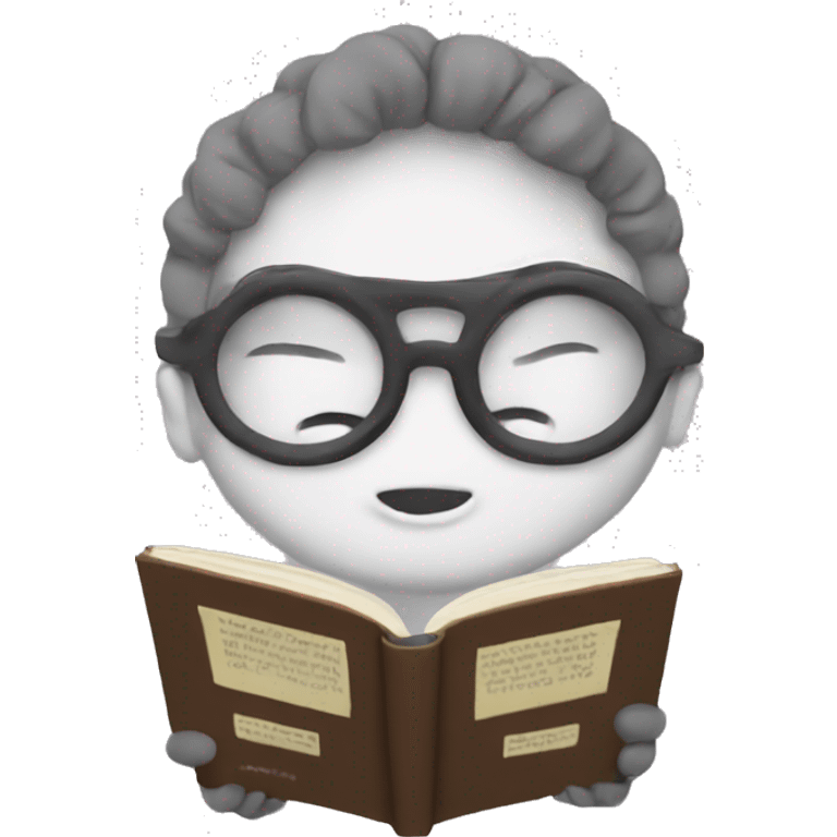 Reading cute emoji