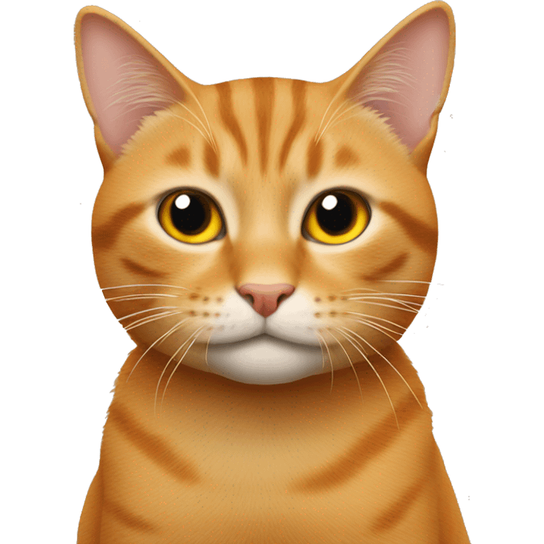 Smelly cat orange emoji