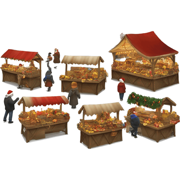 Christmas market in the Netherlanths emoji