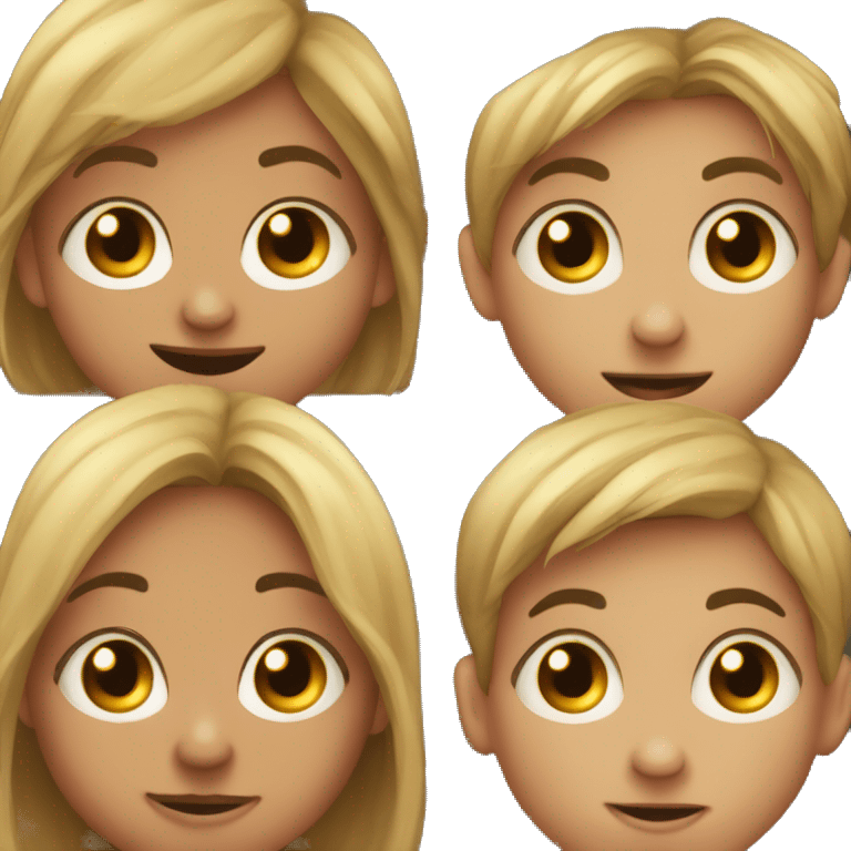 Cara de un niño y con ojos de corazón  emoji