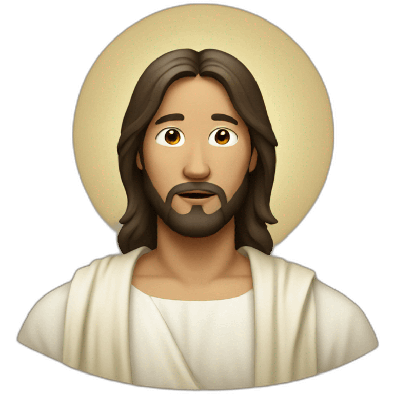 Asian jesus emoji