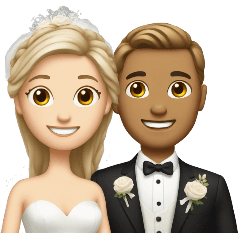 bride and groom emoji