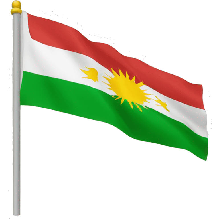 Flag of kurdistan emoji