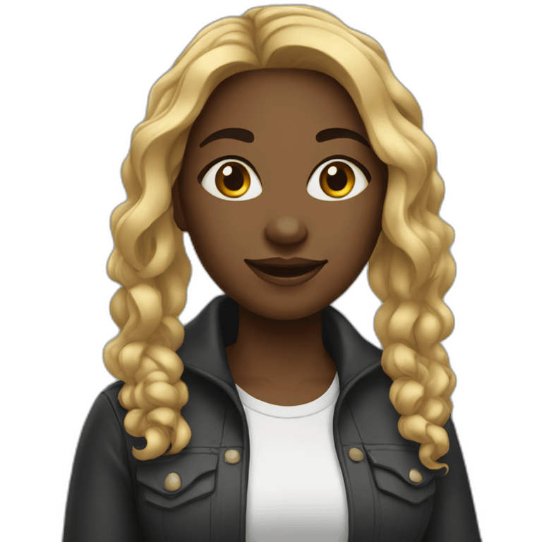 young black woman software engineer emoji