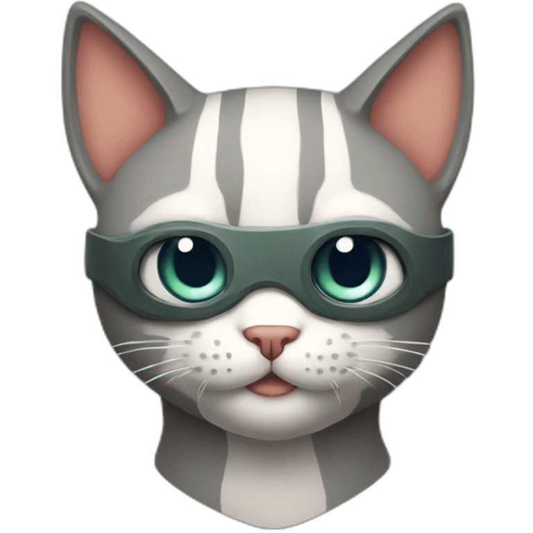 A super hero cat  emoji