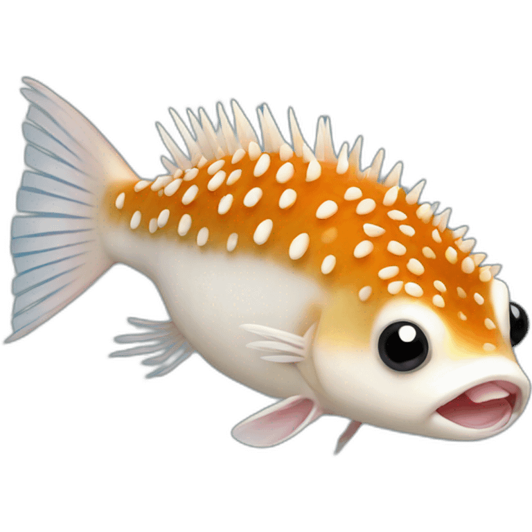 hedgehog fish emoji