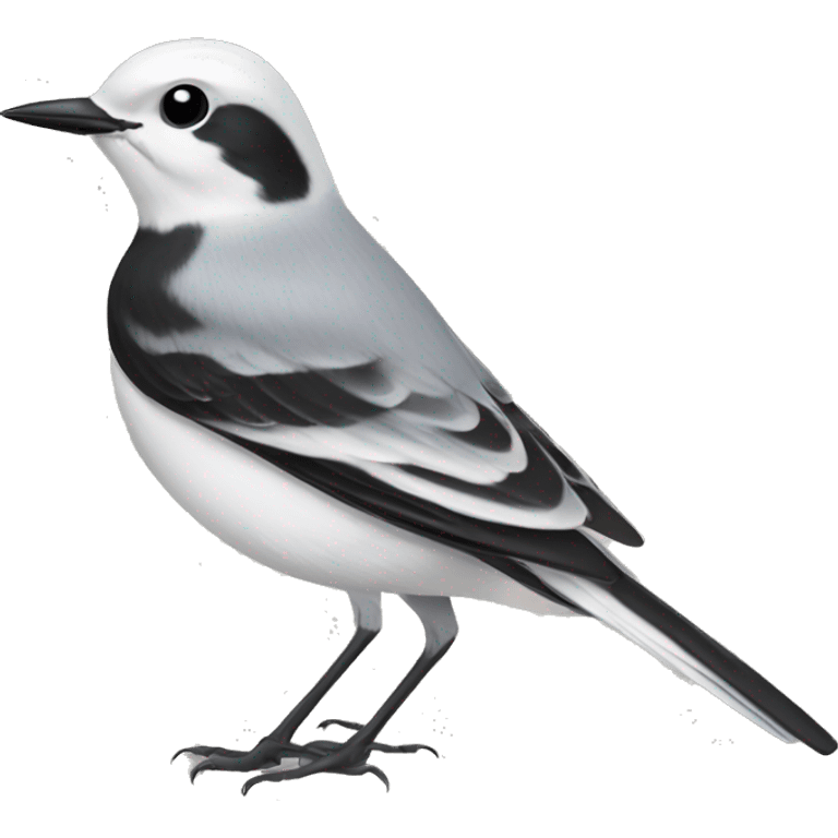 White wagtail emoji