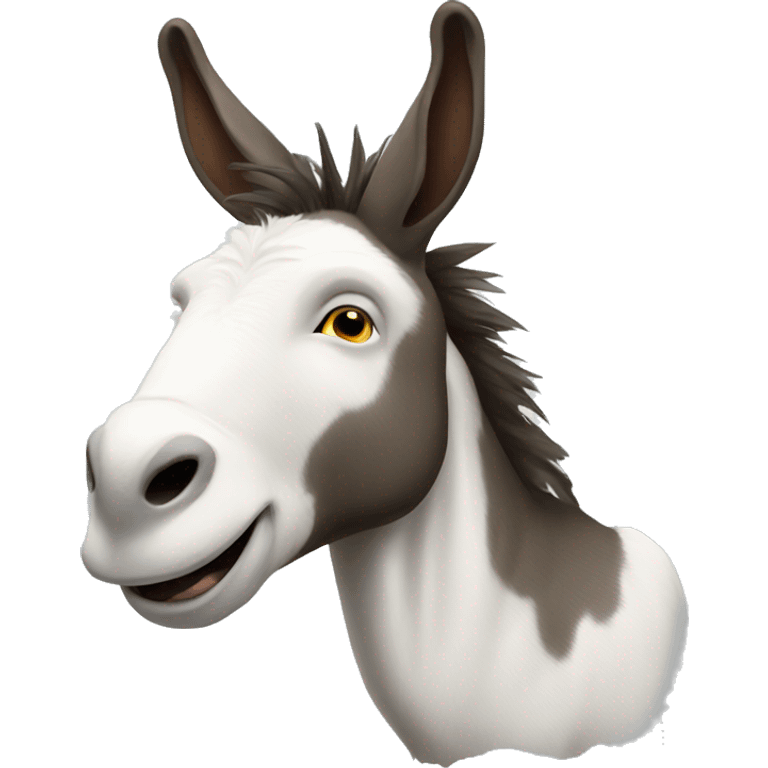 Donkey with goat head emoji