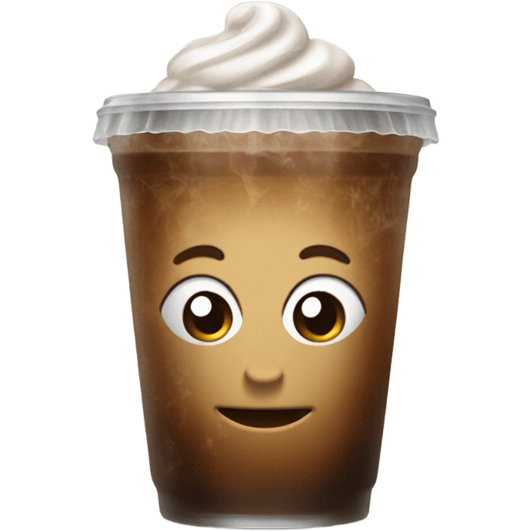 Ice coffe emoji