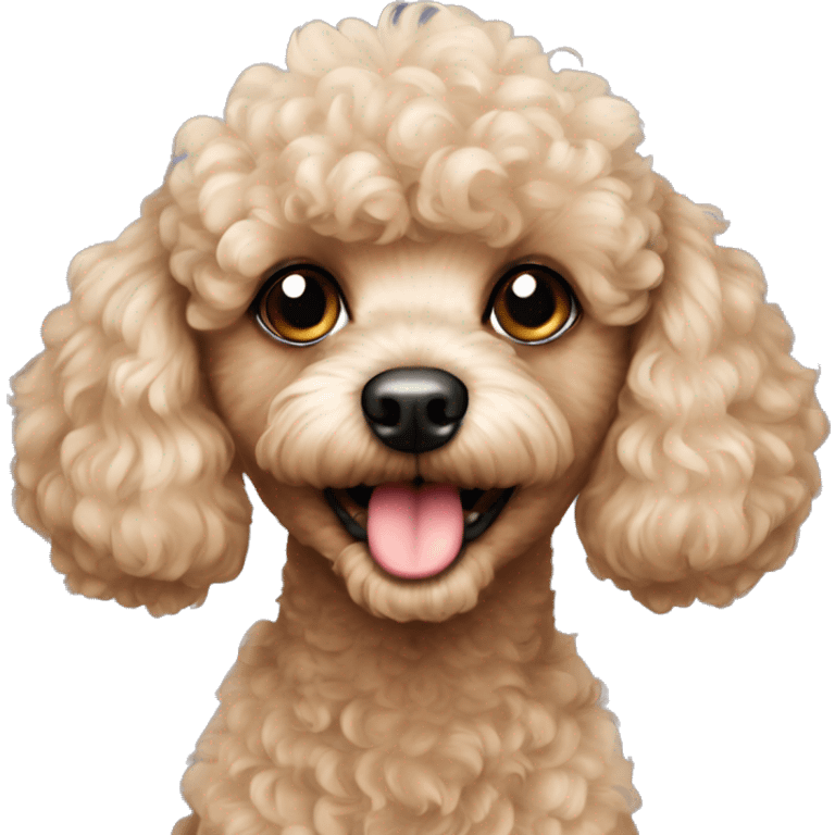 Toy poodle  emoji