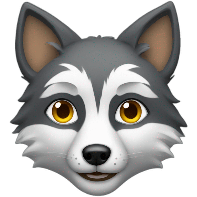 silver fox emoji