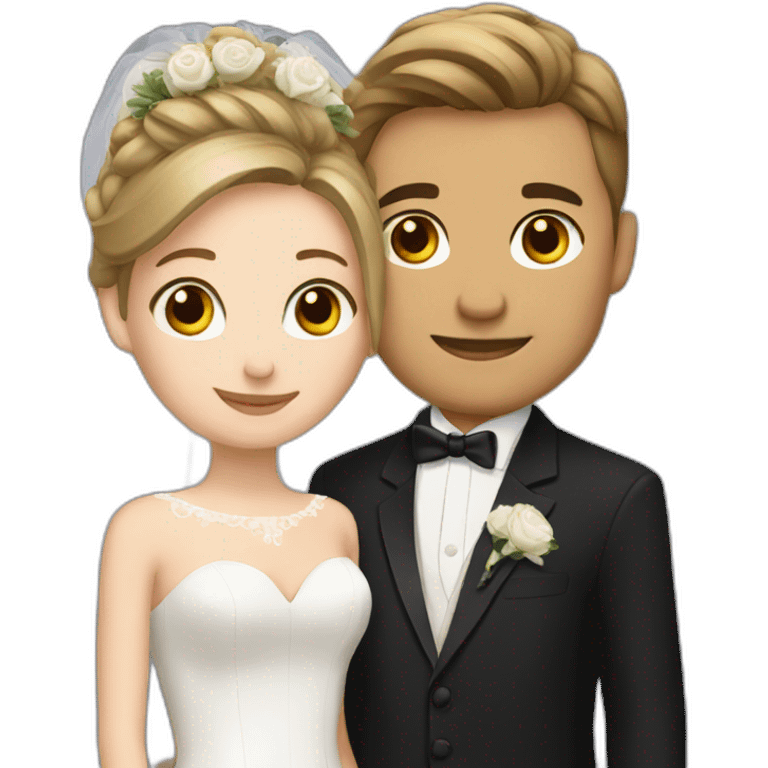 Wedding couple emoji