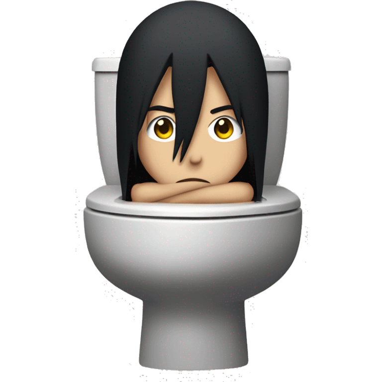 Itachi auf Toilette emoji