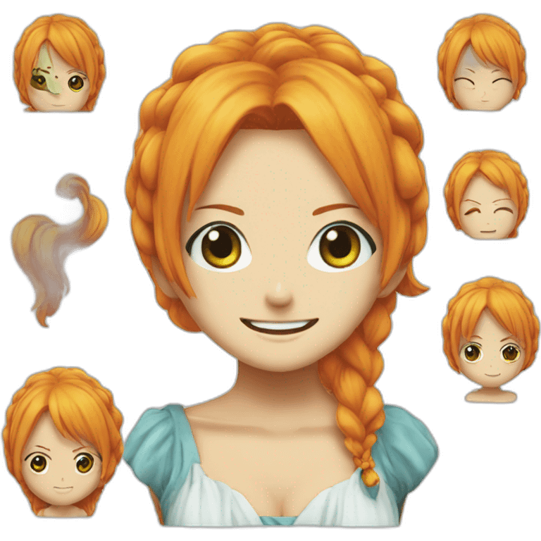 Nami one piece emoji