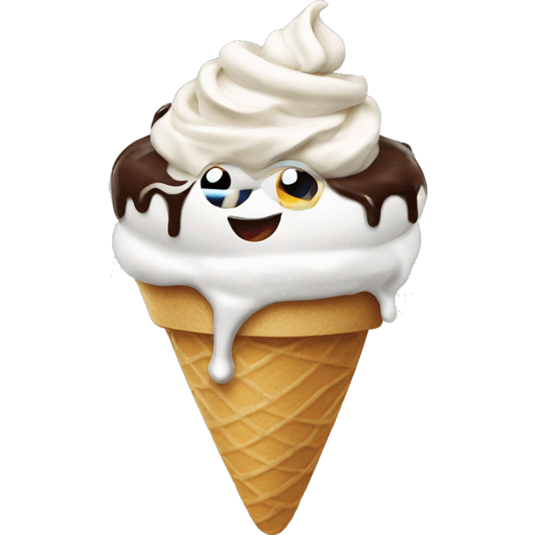 ice cream sundae emoji