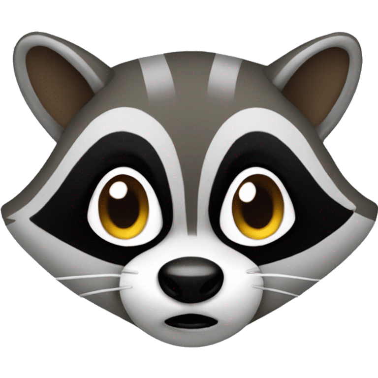 Hacking raccoon emoji