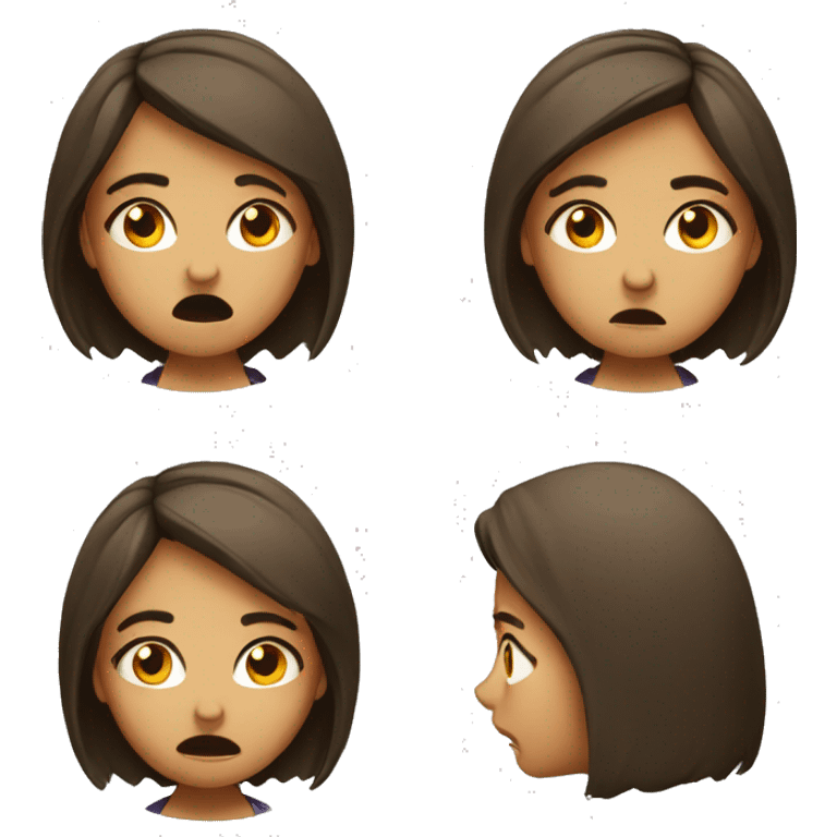 Offended girl  emoji