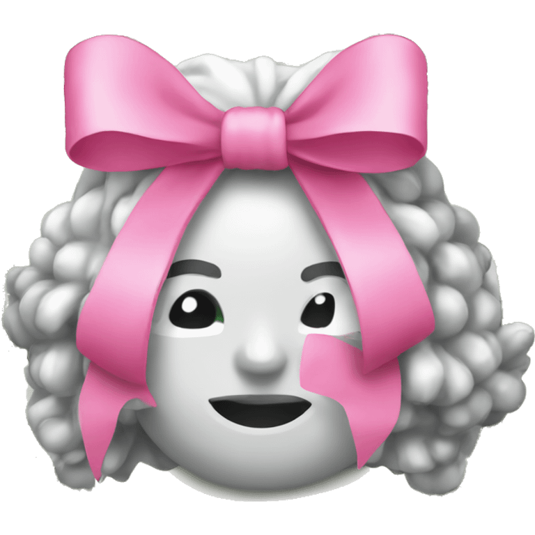 a dollar with a pink bow emoji