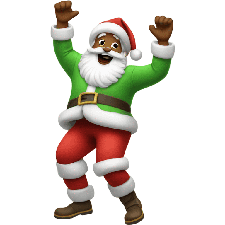 Santa Clause dancing  emoji