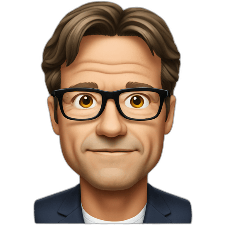 Mark rutte with glasses emoji