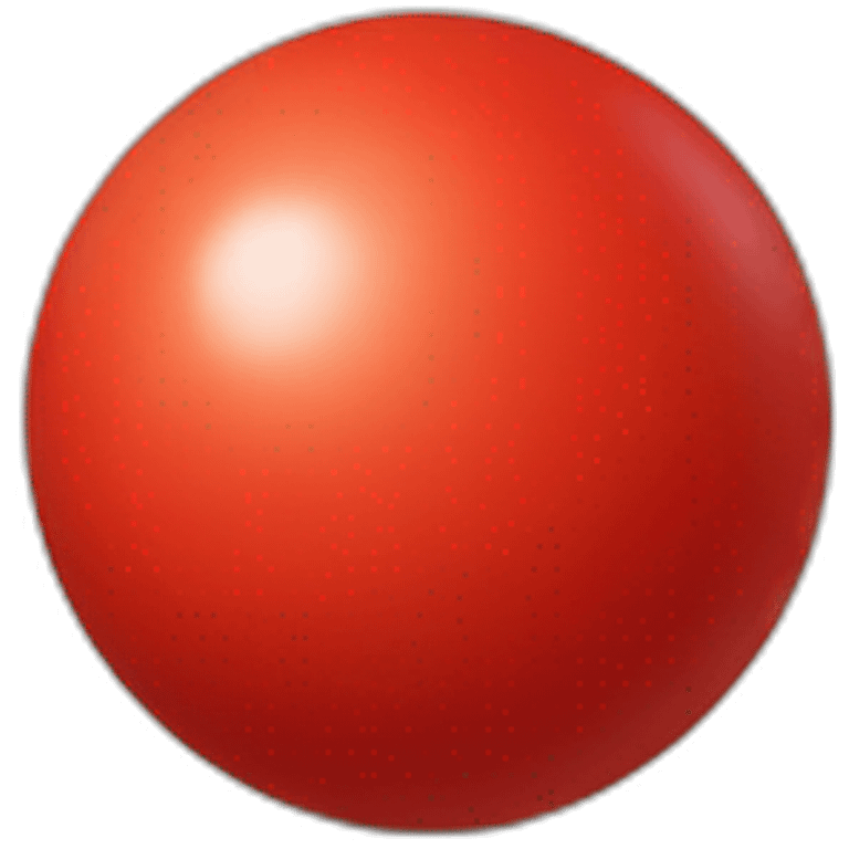 red ball emoji