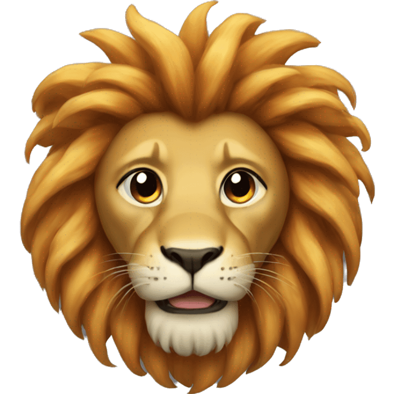 A lion with an octopus mane emoji