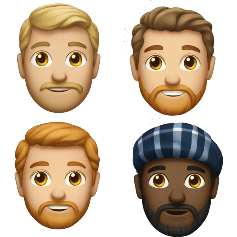 Irish and Scottish men  emoji