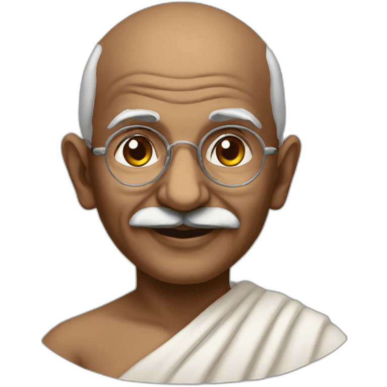 mahatma gandhi emoji