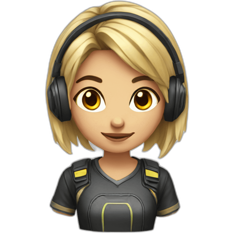 Gamer girl emoji