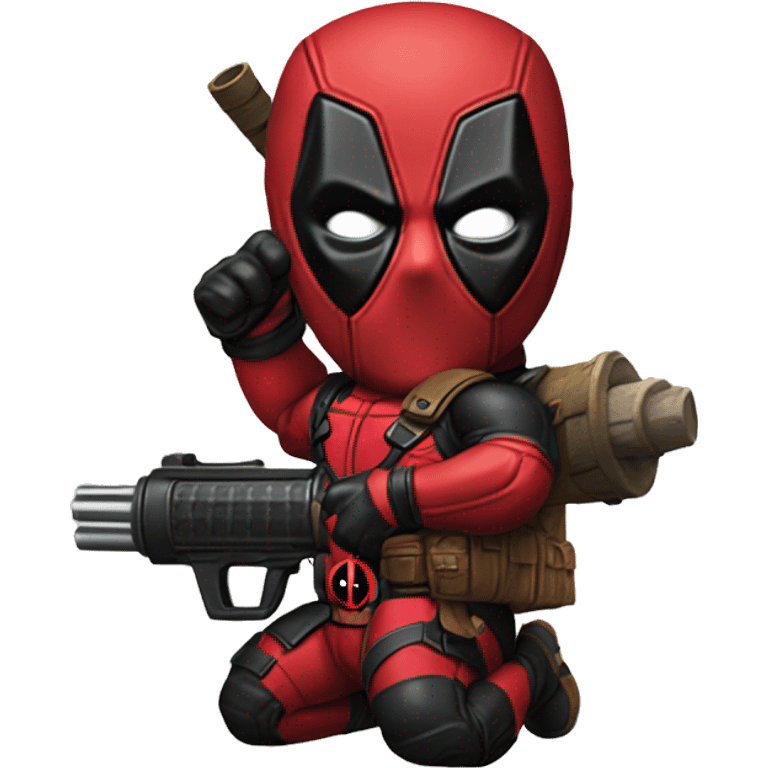 Deadpool rocket launcher emoji