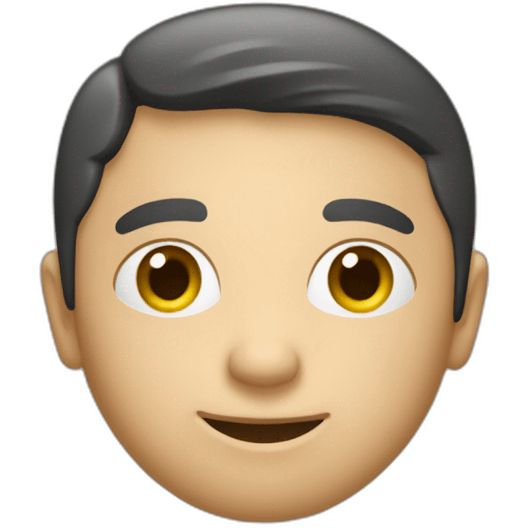 Moi sur une télévision emoji