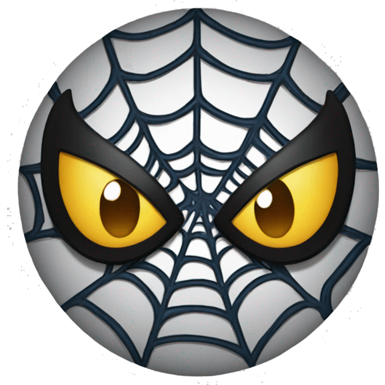 Spiderman face  round emoji